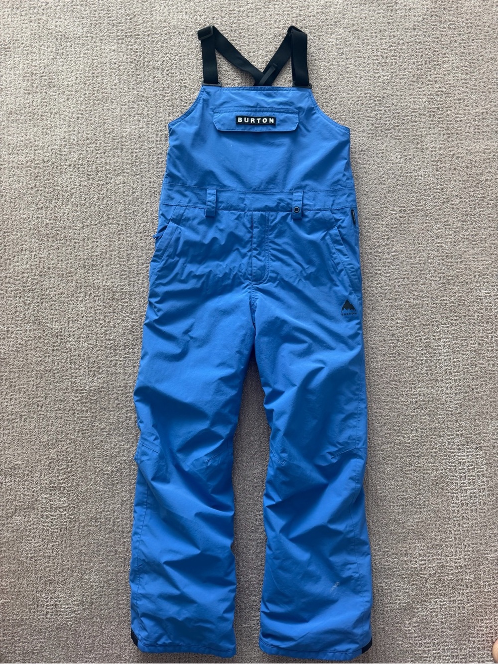 Burton Bright Blue Kids Snow Bib Overalls